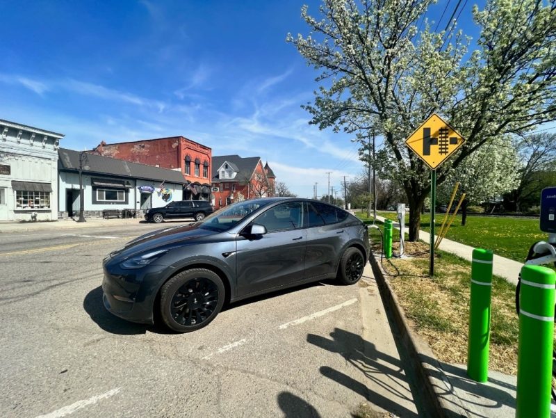 New installs of JuiceBox EV Chargers in Downtown Holly, MI!